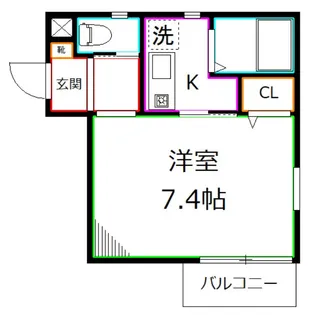 小金井プラザマンション【2階】の間取り
