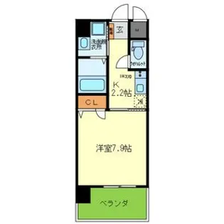 1Kの間取り画像