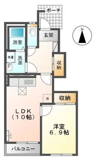 スプリングチェリーII【1階】の間取り