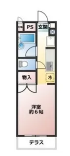 メゾネット花見川【1階】の間取り