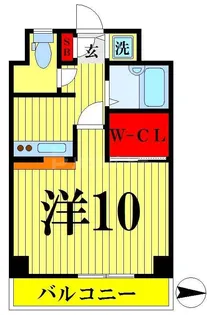 レニエ・ラ・ヴェルトゥ【10階】の間取り