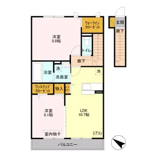 クラベールの間取り