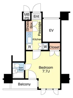 1Kの間取り画像