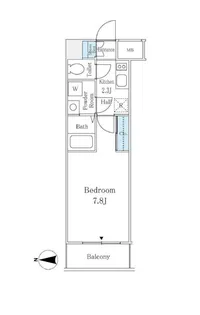 Daiwa Terrace 日本橋【2階】の間取り