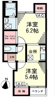 サンガーデンIII【1階】の間取り