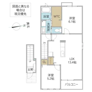 HJ レジデンス I【2階】の間取り