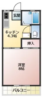 バームタウン【2階】の間取り