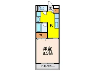 ジョイメニ-【2階】の間取り