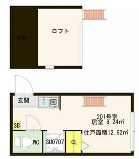 サンクチュアリ南長崎【2階】の間取り