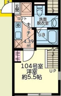 シティハイツ大船町【1階】の間取り