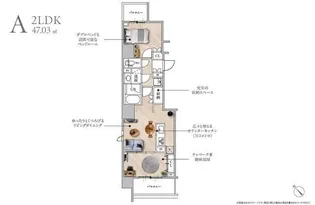 S-RESIDENCE浅草diverse【10階】の間取り