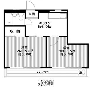 エコロジースクエア相武台【3階】の間取り