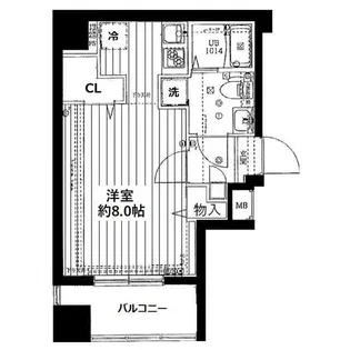 スプレスター錦糸町【4階】の間取り