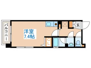 PRIME知事公館【3階】の間取り