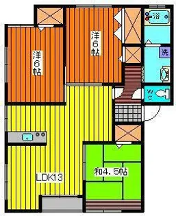 タプロコート I【1階】の間取り