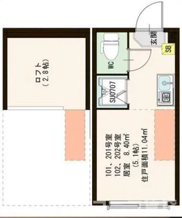 グランテリア西落合【2階】の間取り