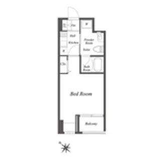 ニューシティアパートメンツ新川II【3階】の間取り