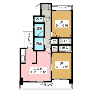 Fine arts【2階】の間取り