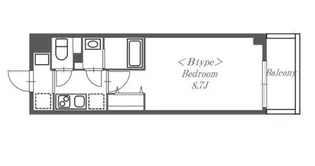 リヴシティ川崎新町【6階】の間取り
