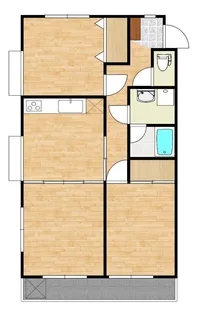 ガーデンプラム【1階】の間取り