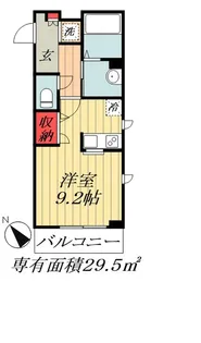 シャンテボナール【1階】の間取り