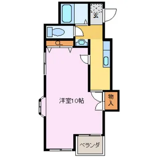 グランハイツ大手町【4階】の間取り