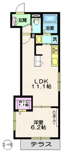 東京都世田谷区池尻4【マンション】の間取り
