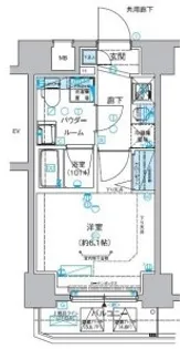 メインステージ立川II【3階】の間取り
