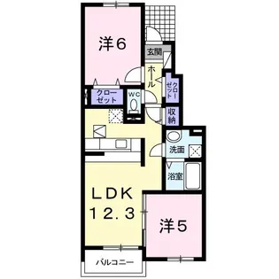 ブライトヒルズ【1階】の間取り