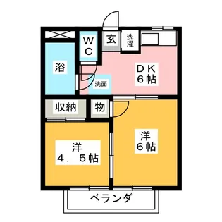 コンフォール一陽【1階】の間取り