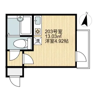 イル日暮里【2階】の間取り