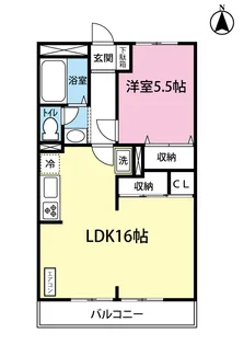 カサグランデMOTOKI【1階】の間取り