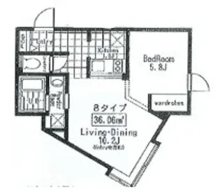 ALERO高田馬場【4階】の間取り