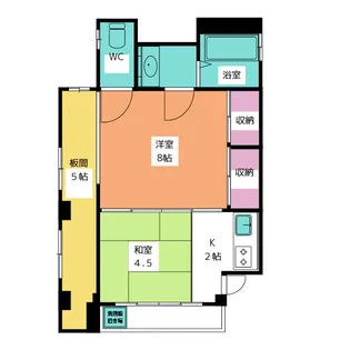 沢井コーポ【2階】の間取り