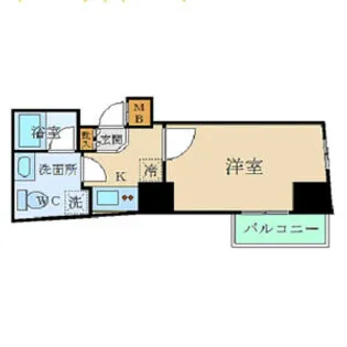 XEBEC門前仲町【9階】の間取り