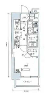 スカイコート両国参番館【6階】の間取り