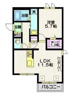 サンクレスタ【2階】の間取り