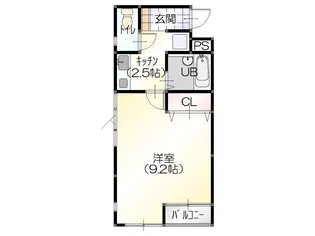 ワイズガーデン【3階】の間取り