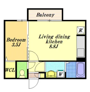 ジュネスハイツ【2階】の間取り