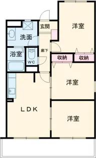 ア・ドリーム鷹之巣【2階】の間取り