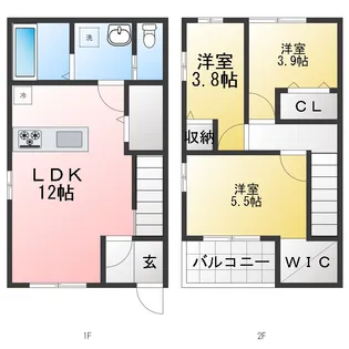 ハイデハウスの間取り