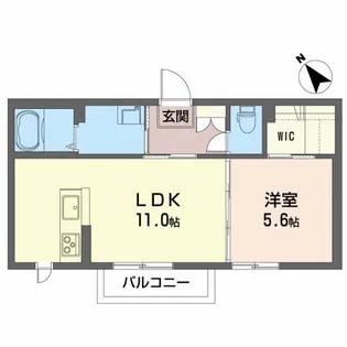 アステールB【2階】の間取り