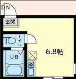 ユナイト小机アペリティフ【1階】の間取り