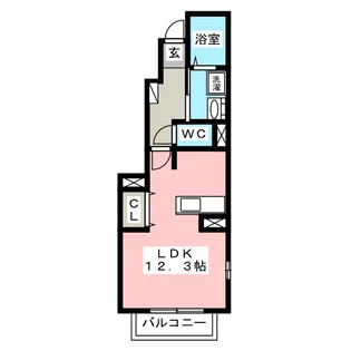 グラン・エストV【1階】の間取り