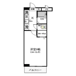 プロプリエテール【1階】の間取り