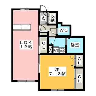 シャルマン マノワール【1階】の間取り