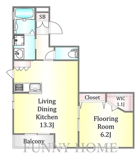 Azalea coat(アザレアコート)【3階】の間取り