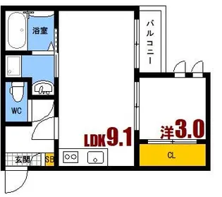 Regalest Glory 煌【3階】の間取り
