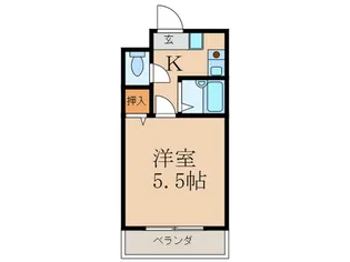 ルミエール垂水【2階】の間取り