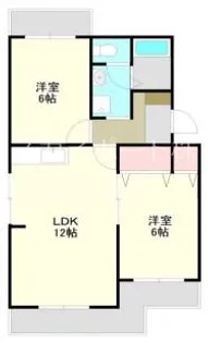 マンションフレンドシティ【1階】の間取り